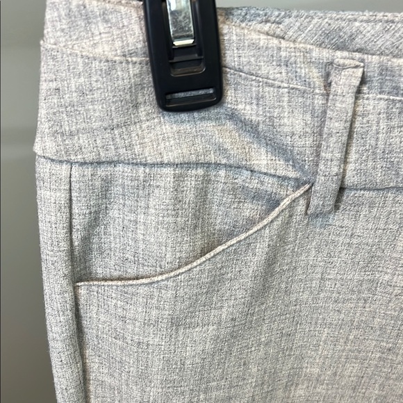 Gray Dress Pants | Straight Leg Dress Pants | Petite Dress Pants - Picture 3 of 5